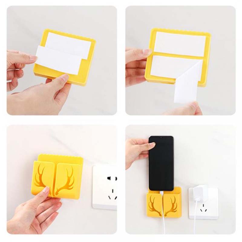 Hộp đựng điện thoại gắn tường đa năng cho nhà ở/khách sạn
