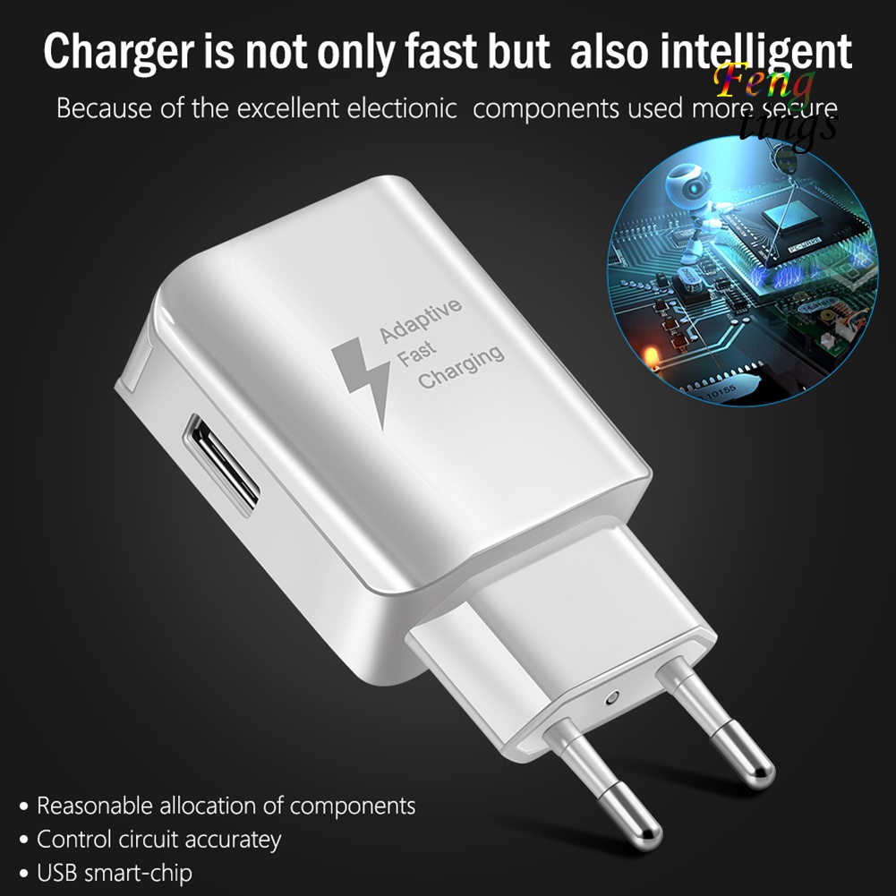 Củ sạc cắm tường sạc nhanh USB thông dụng cho điện thoại/ máy tính bảng