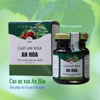 CAO AN XOA - Giải độc gan, hỗ trợ điều trị các bệnh lý về gan