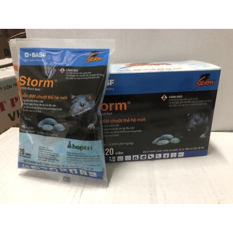 Storm Thế Hệ Mới - Diệt trừ chuột 20Viên/Gói