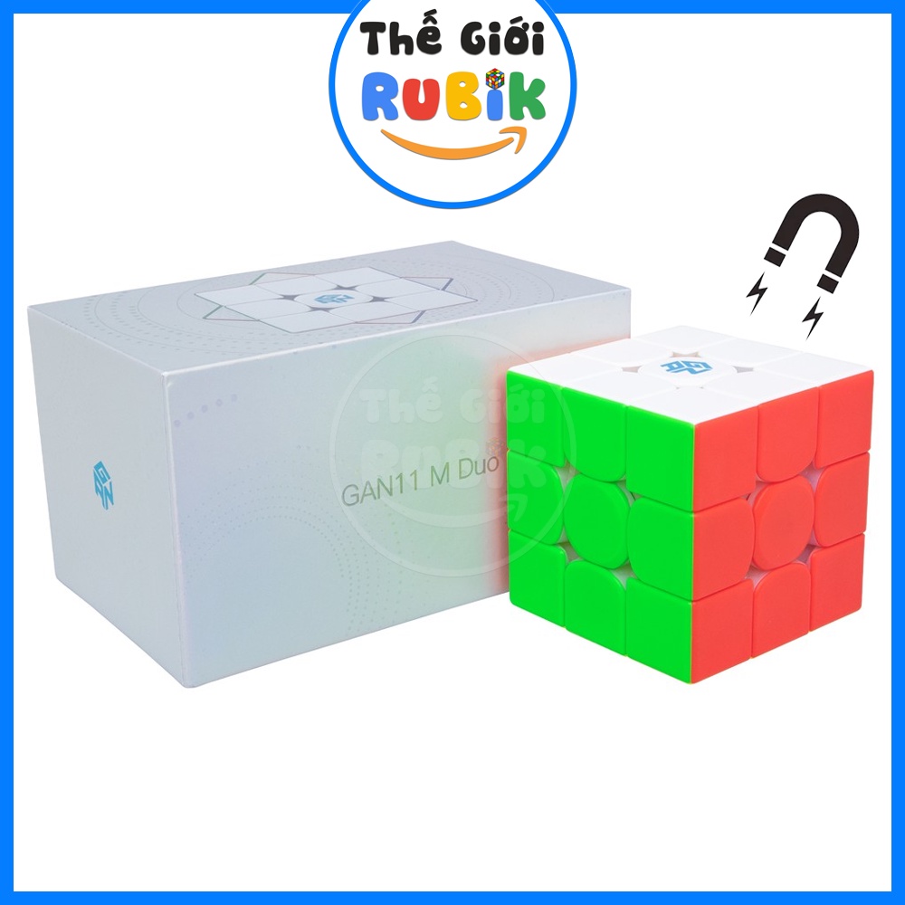 Rubik GAN 11 M Duo 3x3 Có Nam Châm Sẵn. GAN 11M Duo Chính Hãng GAN CUBE Giá Rẻ Nhất | Thế Giới Rubik