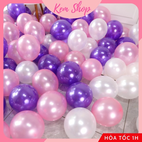 Bóng Nhũ Size 10'' Trang Trí Sinh Nhật Sự Kiện Nhiều Màu Sắc - K179