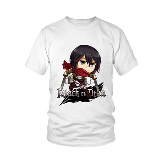 Áo thun in hình Attack On Titan Misaka Chibi Anime Mẫu 3 (Đủ Màu)