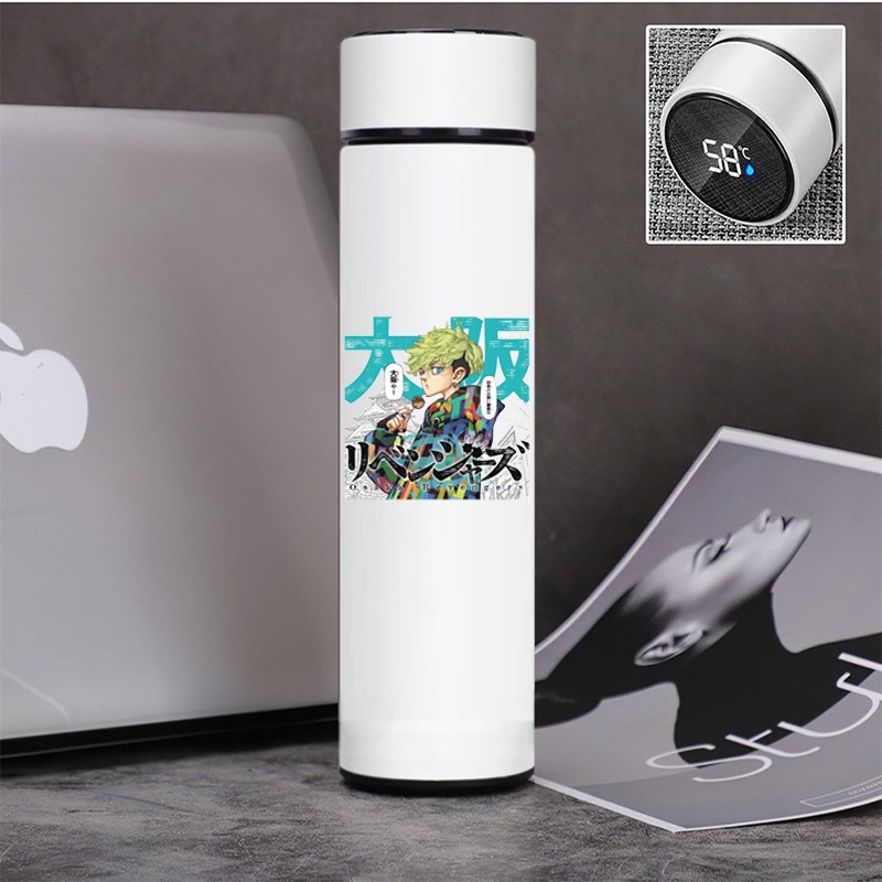 Bình giữ nhiệt đựng nước in hình nhân vật TOKYO REVENGERS anime chibi tiện lợi lưu niệm