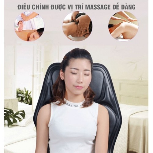 Ghế nệm massage ô tô có nhiệt sưởi chính hãng  Ming Zhen 308 - 12V