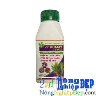 Vk humat 250ml – phân bón lá npk sinh học