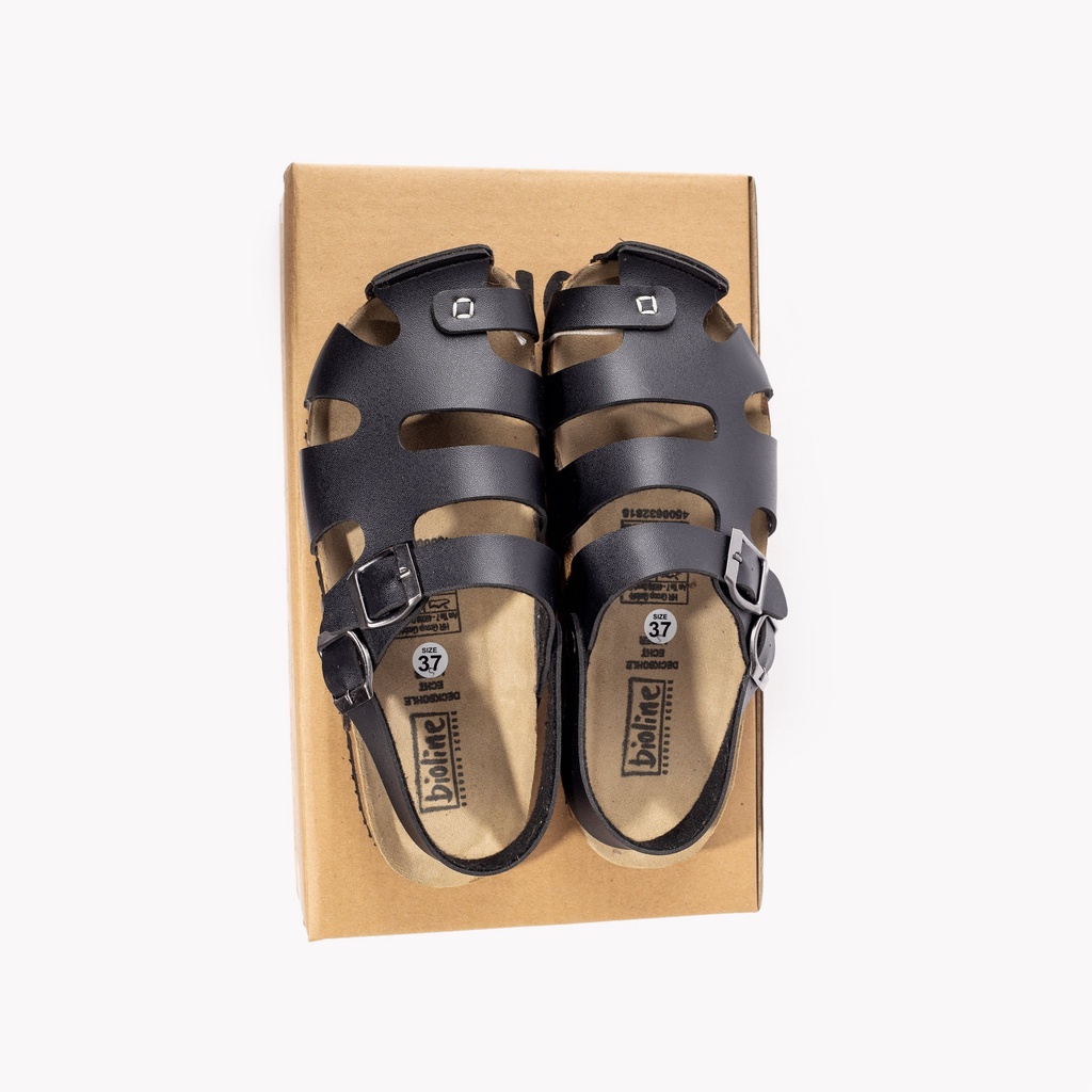 Sandals Rọ Quai hậu Da Bò Thật Dòng Unisex Xuất khẩu châu Âu Birken vietnam