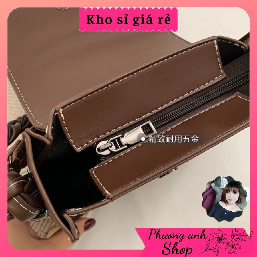 Túi túi xách nữ đeo chéo dây đan sang chảnh M123 VG652