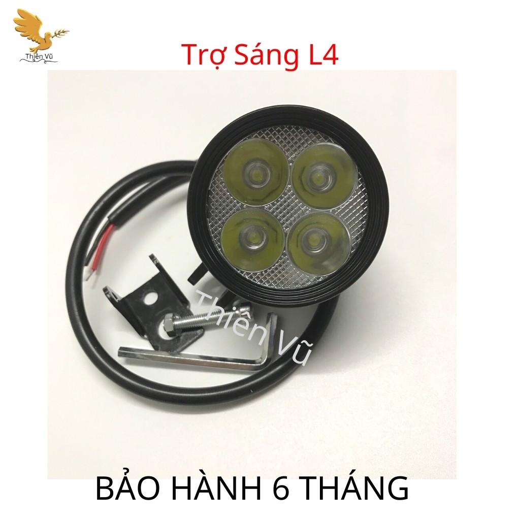 Đèn Pha Led Trợ Sáng L4 - T1 3 Chế Độ [ 𝘾𝙖𝙤 𝘾𝙖̂́𝙥 ] Mẫu Mới Nhất - Bảo Hành 6 Tháng