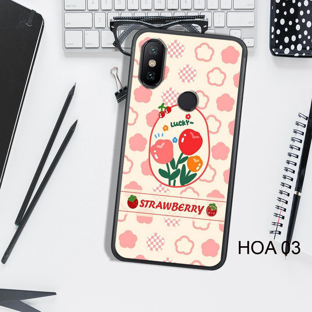 Ốp Lưng  XIAOMI MI 6X/MI A2 - MI A2 LITE - REDMI S2 - REDMI 6 PRO , In Hình HOA, Màu Sắc Bắt Mắt.