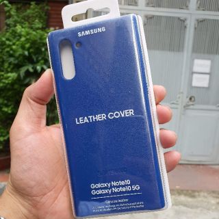 Ốp lưng Leather Cover Note 10 - Note 10 Plus chính hãng Samsung