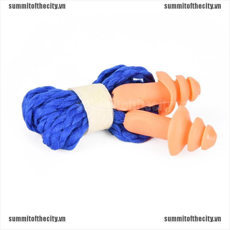 Set 10 Nút Bịt Tai Bằng Silicone Mềm Có Thể Tái Sử Dụng