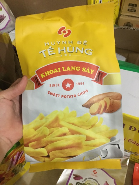 Thùng 6kg Hoa Quả Sấy Huynh Đệ Tề Hùng đủ vị: mít, khoai vàng, khoai môn, khoai tím , chuối...
