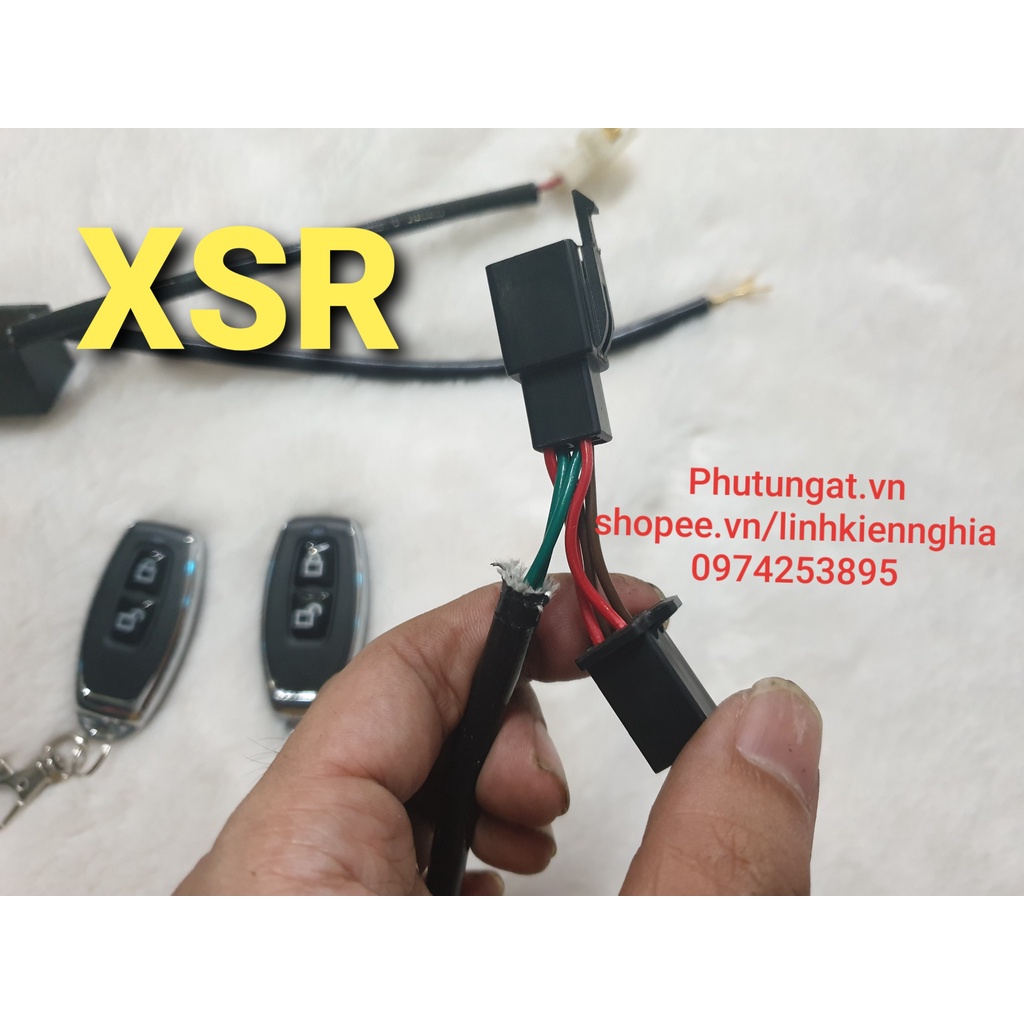 Bộ Tắt Mở Máy Và Đề Xe Từ Xa Xe XSR dùng trên remote không cần dùng chìa khóa