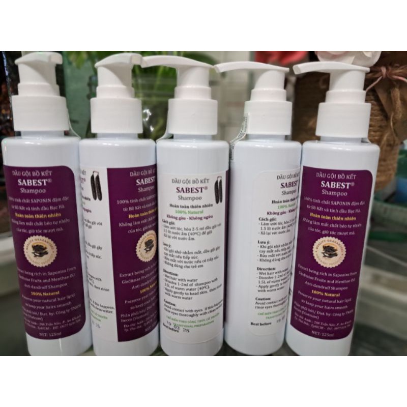 Đầu Gội Bồ kết  Sabest: 100% thiên nhiên