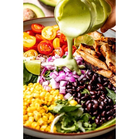 Sốt Quả Bơ, Xoài Hữu Cơ, Salsa CREAMY AVOCADO MANGO DRESSING ORGANIC, VEGAN CAESAR, CREAMY RANCH,SALSA OZGANICS 250ml