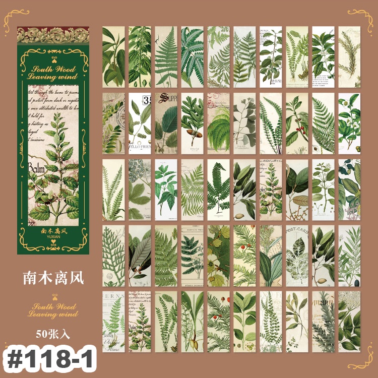 Sticker chủ đề vintage trang trí Scrapbook, sổ tay, vở - [ 118 ]