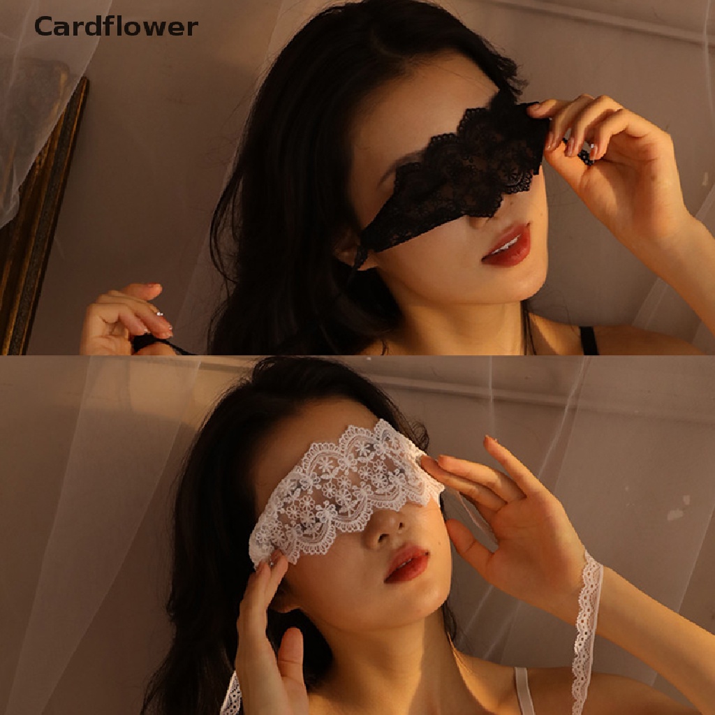&lt; Cardflower &gt; Mặt Nạ Mắt Ren Rỗng Thêu Họa Tiết Có Thể Điều Chỉnh Hóa Trang Quyến Rũ Cho Nữ