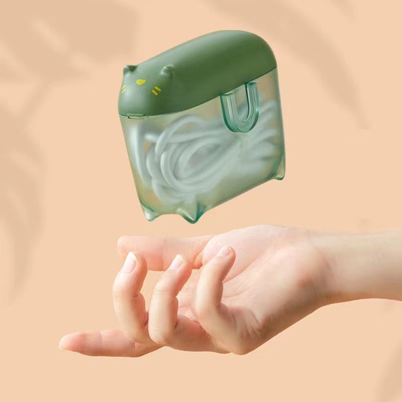 Hộp Đựng Dây Cáp Mini Họa Tiết Hoạt Hình Dễ Thương