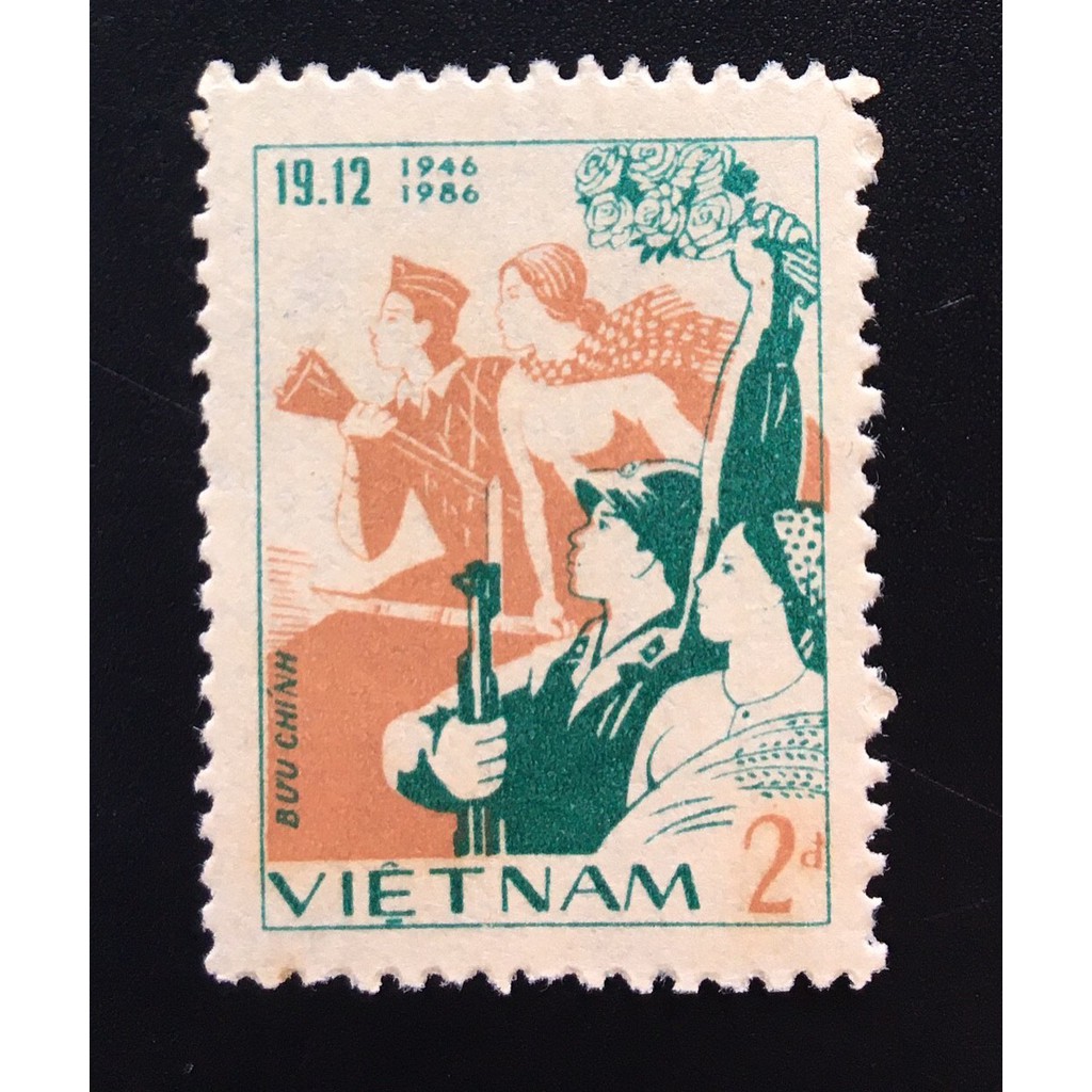 ( TEM ĐẸP ) Tem Việt Nam 1986 - 1 con.