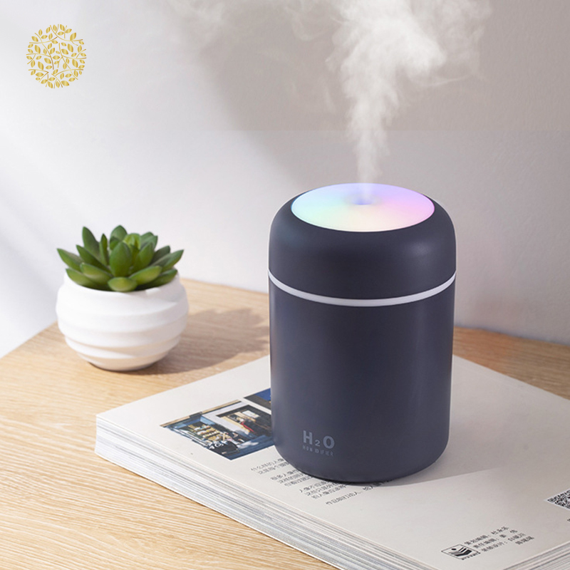 Máy Phun Sương Tạo Ẩm Tích Hợp Đèn Led 300ml