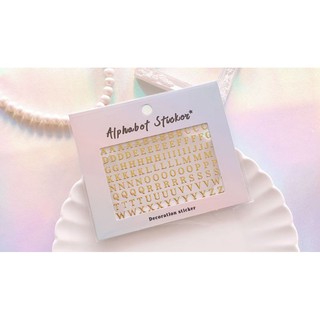 Sticker hình dán Bảng Chữ Cái in Hoa size to Alphabet Sticker G4 /Nguyên liệu làm resin