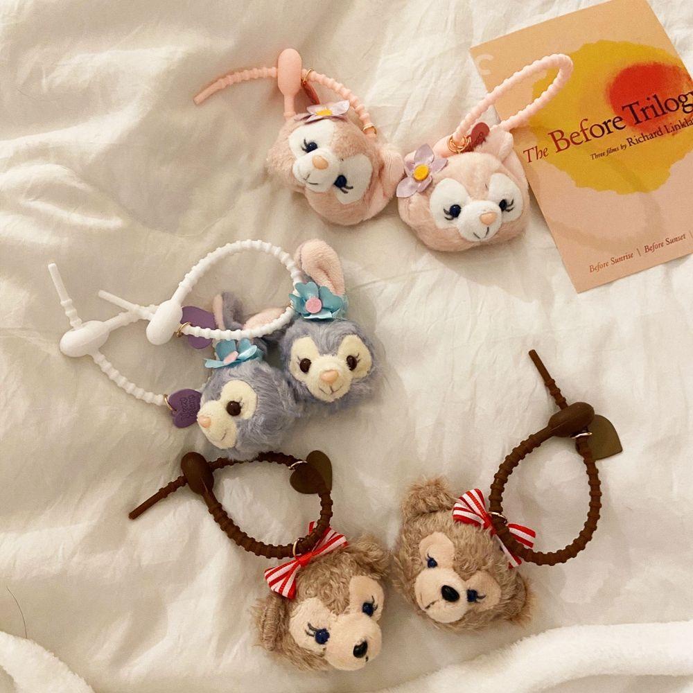 Móc Chìa Khóa Xe Hơi Bằng Cotton PP Thiết Kế Hoạt Hình DARON Linabele Độc Đáo Cho Nữ Giá Đỡ