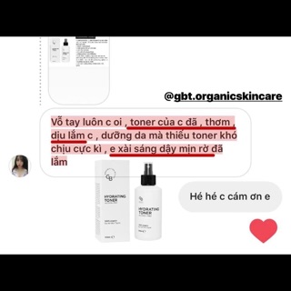 HYDRATING TONER (Toner không cồn)