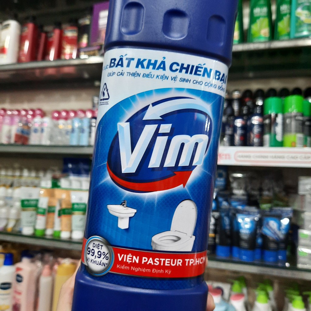 Nước Tẩy Bồn Cầu Vim Diệt Khuẩn (880ml)