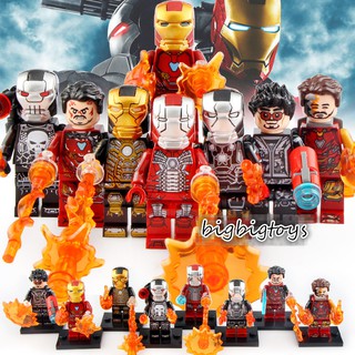 Tượng Nhân Vật Người Sắt Tony Stark Cho Đồ Chơi Mô Hình Lắp Ráp