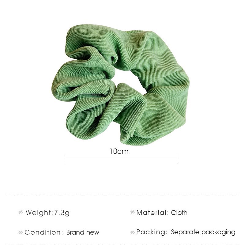 Dây Buộc Tóc Họa Tiết Kẻ Sọc Thời Trang Đơn Giản Phong Cách Retro