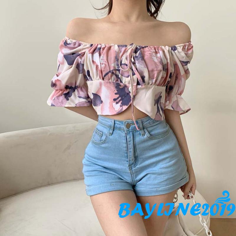 Áo Thun Ngắn Tay Thắt Nơ Xinh Xắn Dành Cho Nữ | BigBuy360 - bigbuy360.vn