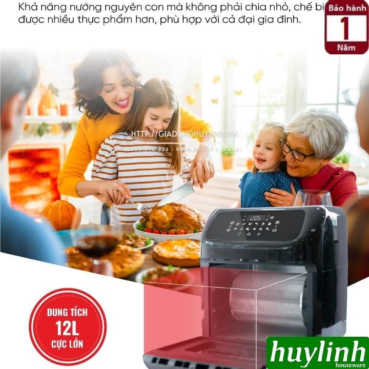 [Mã ELHAMS5 giảm 6% đơn 300K] Nồi chiên không dầu Kuchenzimmer 002776 - 12 lít - 1800W