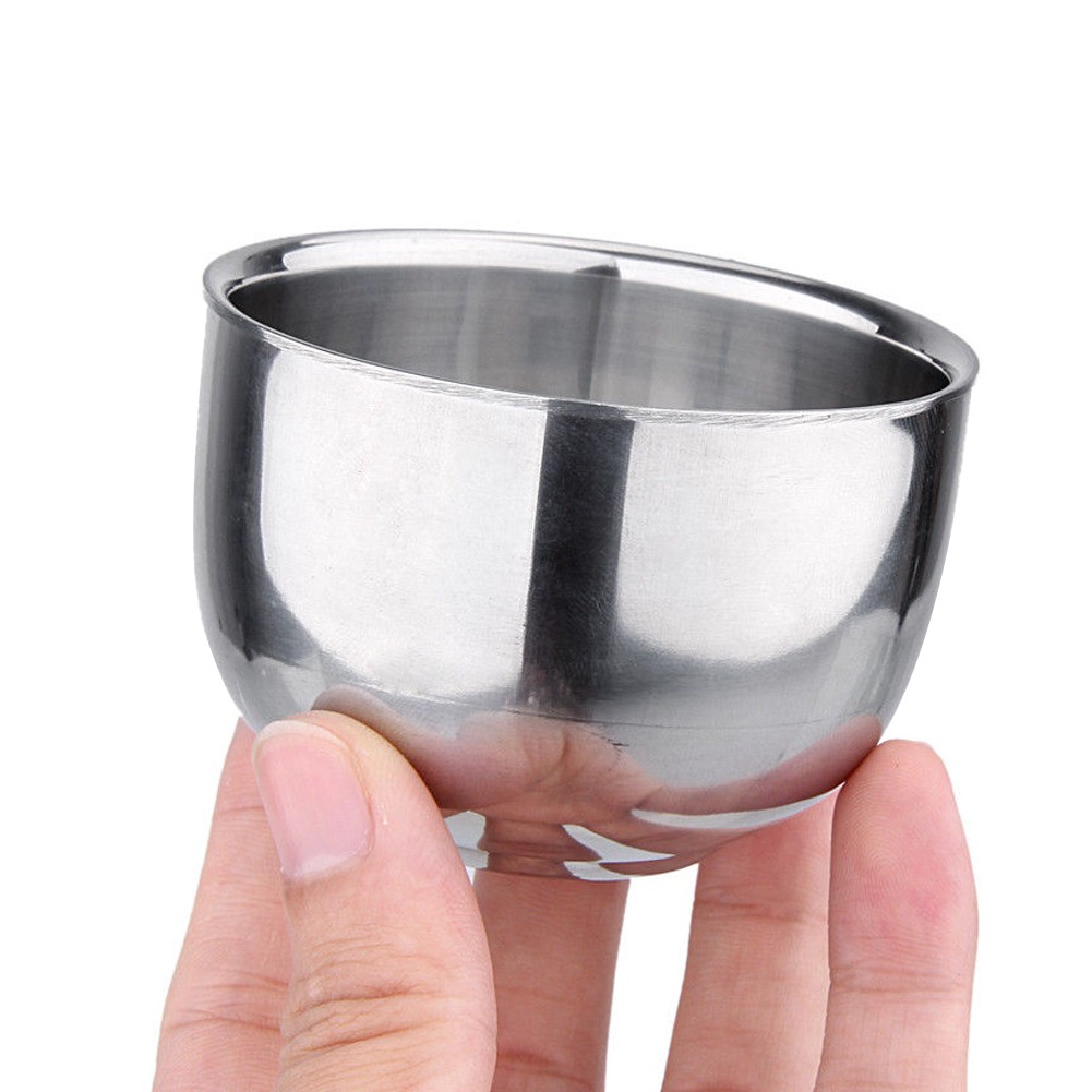 Cốc Cà Phê / Trà Bằng Thép Không Gỉ Hai Lớp Cách Nhiệt Nhỏ Gọn