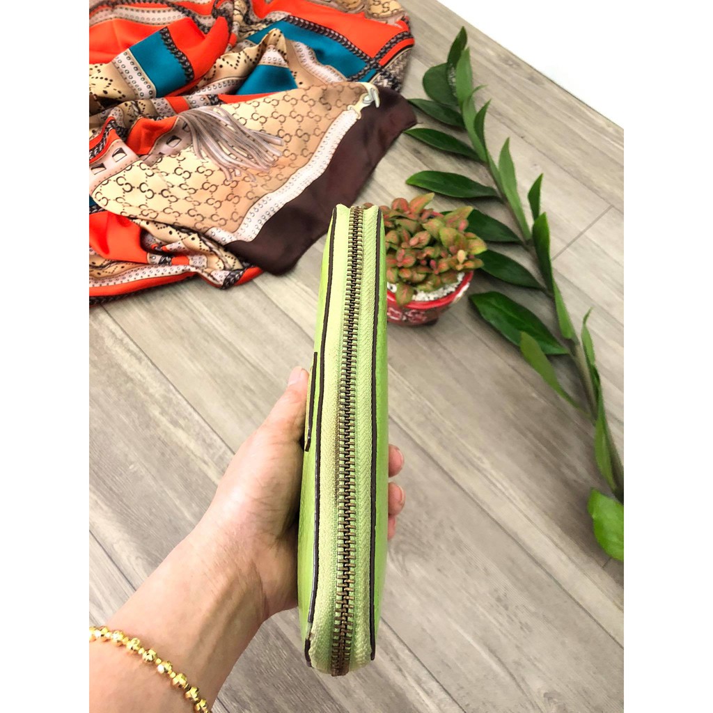 Thanh lý clutch nữ hiệu Ralph Lauren của Mỹ da thật