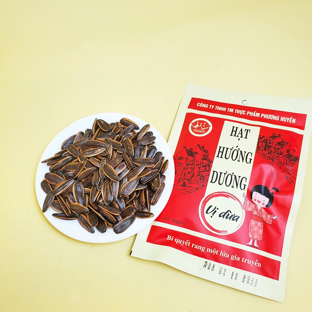 Hạt Hướng Dương tẩm vị gói 80g nhỏ gọn