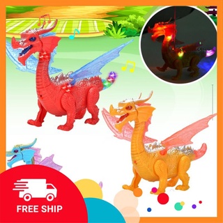 Đồ Chơi Khủng Long Rồng Chạy Pin Biết Đi Phát Nhạc