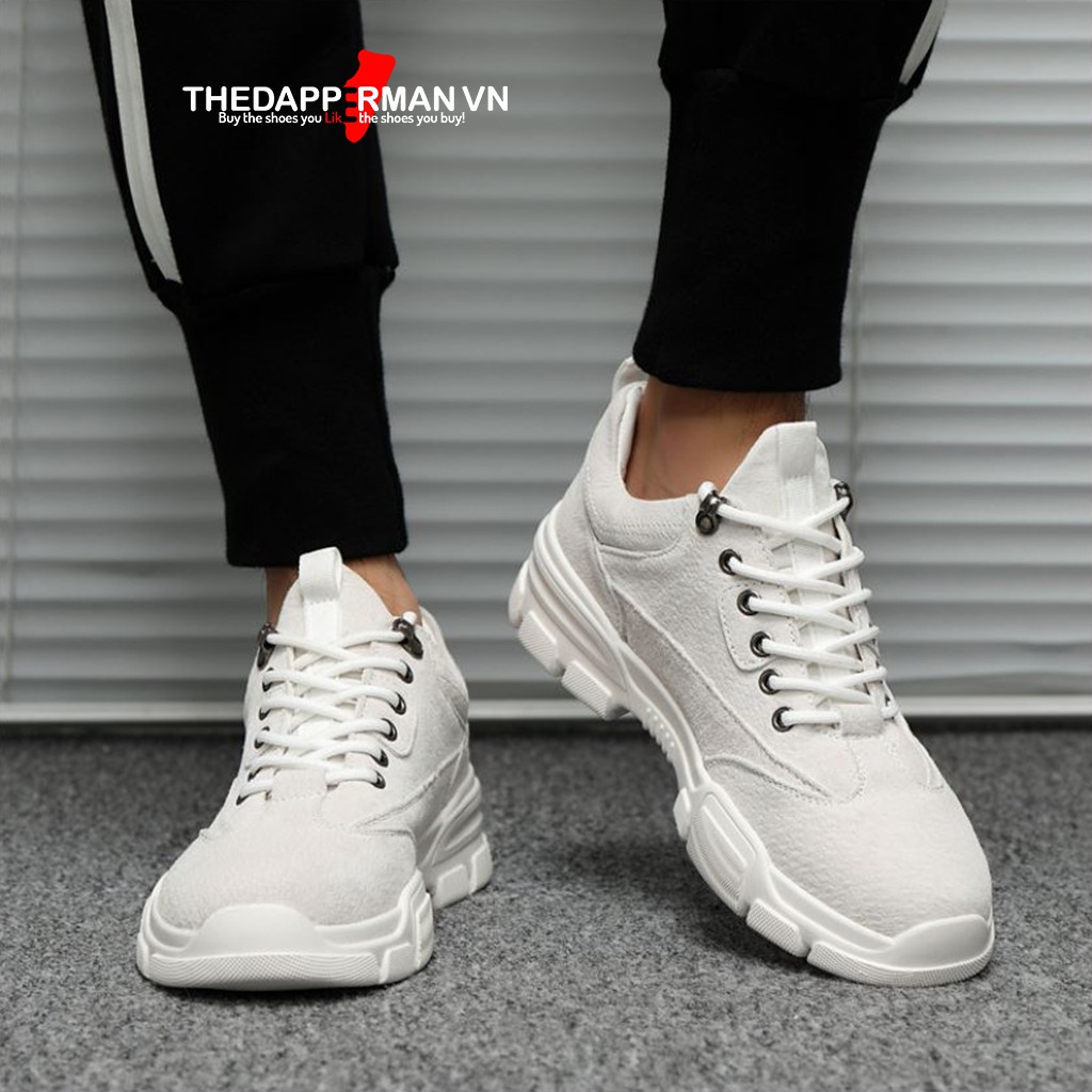[Mã FAGREEN245 giảm tới 30K đơn 99K] Giày thể thao nam THEDAPPERMAN D101 chất liệu da lộn chống nước, ma sát tốt | BigBuy360 - bigbuy360.vn