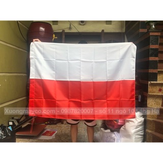 Cờ Ba Lan 1m x 1,5m