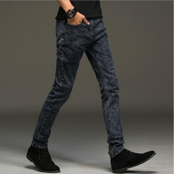 BIGSIZE Quần jean nam co giãn cho người béo mập 75-90kg mặc vừa hình thực tế