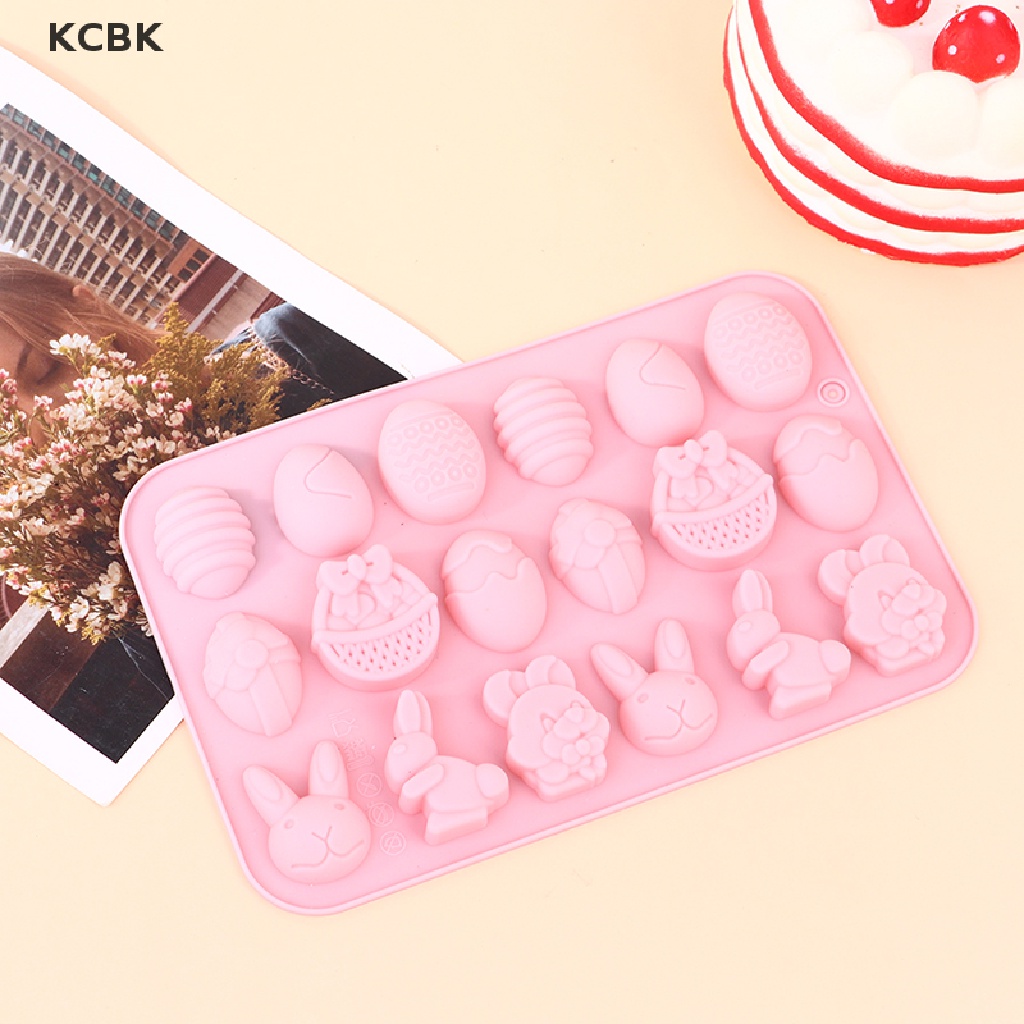 Khuôn Silicone Làm Bánh Kẹo Hình Thỏ Phục Sinh