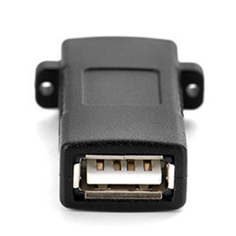 Đầu chuyển đổi USB lỗ cắm sang lỗ cắm màu đen tiện lợi