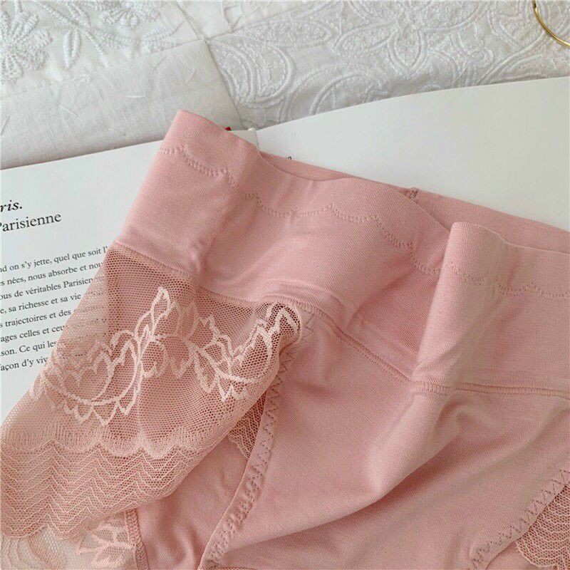 Quần lot cotton cao cấp 8889, quần chip hàng loại 1 cạp cao nâng mông phối ren siêu đẹp ôm bụng. | BigBuy360 - bigbuy360.vn
