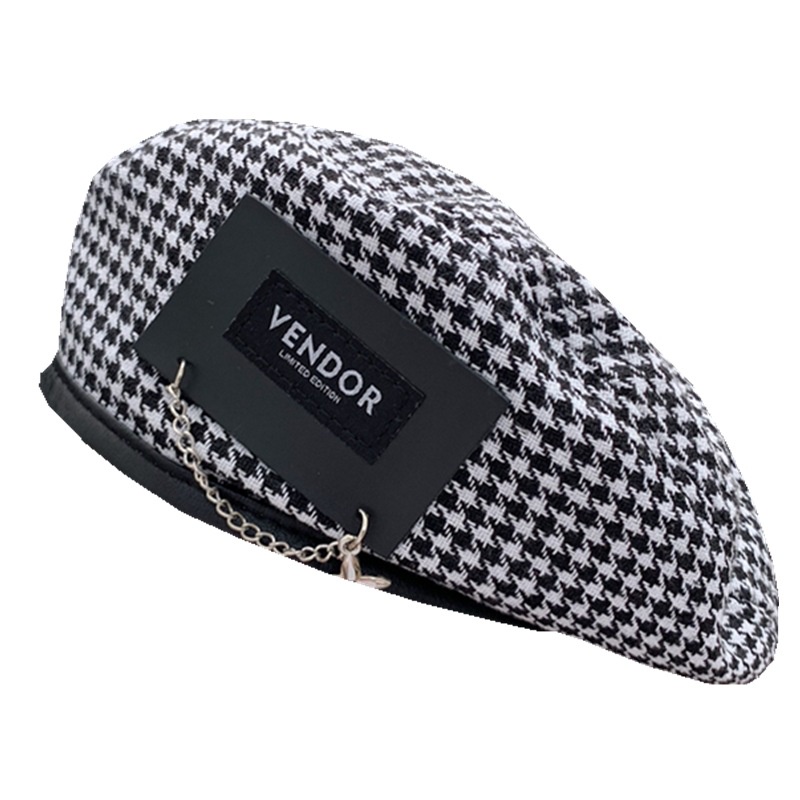 Mũ beret thời trang Nhật Bản retro