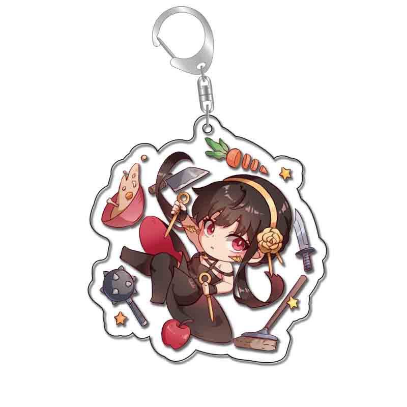 Móc khóa SPY X FAMILY GIA ĐÌNH ĐIỆP VIÊN anime chibi mica trong acrylic nhiều mẫu