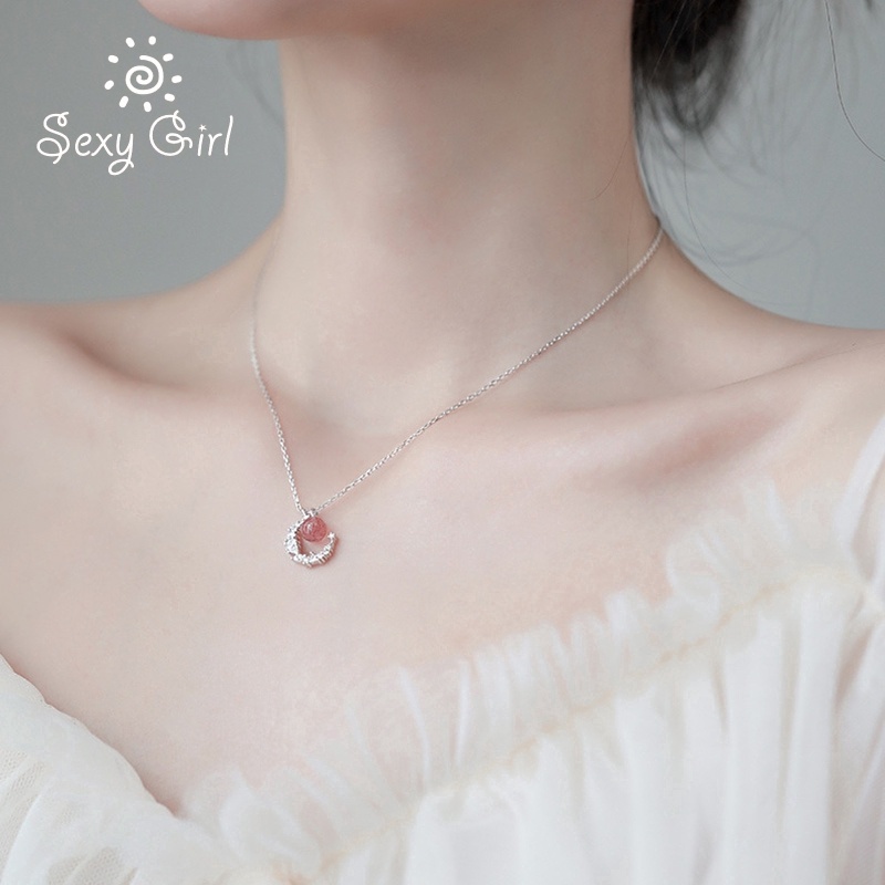 Vòng cổ hợp kim đính đá xinh xắn thanh lịch cho nữ