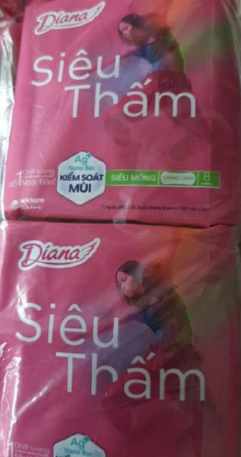 Băng vệ sinh Diana siêu thấm 8 miếng
