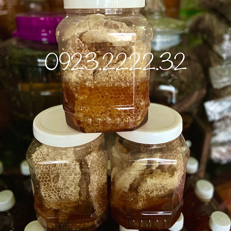 Mật ong bánh tổ nguyên sáp (Giá sỉ)