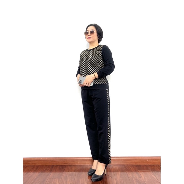 Bộ đồ thu đông trung niên ⚡ HÀNG CAO CẤP ⚡ Đồ bộ cho bà cho mẹ cotton da cá cao cấp, không nhăn không xù khi giặt