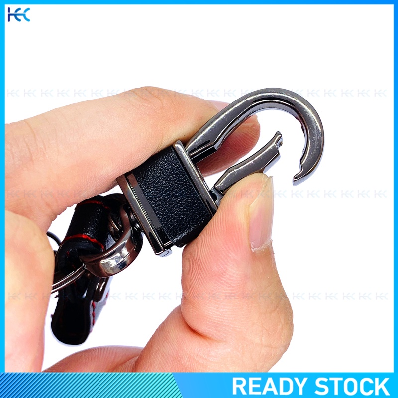 Móc chìa khóa xe hơi bằng da thiết kế sang trọng chất lượng cao